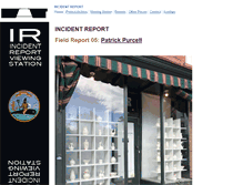 Tablet Screenshot of incidentreport.info